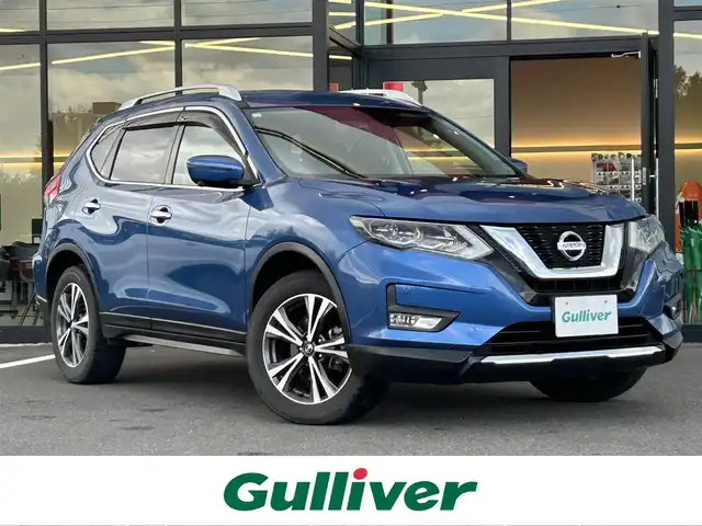 日産 エクストレイル 20Xi 栃木県 2019(平31)年 5.2万km シャイニングブルー エマージェンシーブレーキ/純正9インチナビ/フルセグTV/DVD/Blu-ray/Bluetooth/USB/MSV/アラウンドビューモニター/プロパイロット/ETC/ナビ連動ドライブレコーダー/LEDオートライト/フォグランプ/オートハイビーム/黒革シート/シートヒーター/パワーバックドア/ステアリングリモコン/スマートキー/プッシュEgスタート/保証書/取説