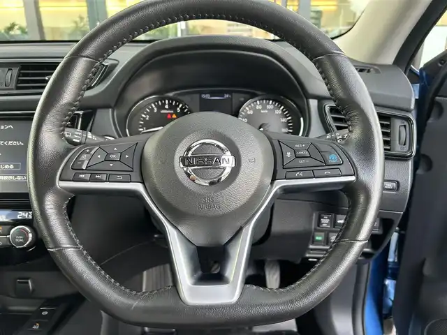 日産 エクストレイル 20Xi 栃木県 2019(平31)年 5.2万km シャイニングブルー エマージェンシーブレーキ/純正9インチナビ/フルセグTV/DVD/Blu-ray/Bluetooth/USB/MSV/アラウンドビューモニター/プロパイロット/ETC/ナビ連動ドライブレコーダー/LEDオートライト/フォグランプ/オートハイビーム/黒革シート/シートヒーター/パワーバックドア/ステアリングリモコン/スマートキー/プッシュEgスタート/保証書/取説
