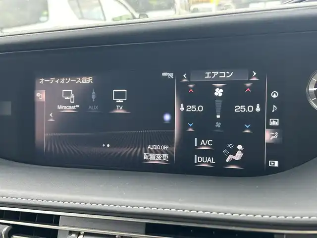 レクサス ＬＳ 500 Fスポーツ 道南・函館 2018(平30)年 5.5万km ソニックシルバー /純正ナビ//フルセグTV//パノラミックビューモニター//ドライブレコーダー//ETC//デジタルインナーミラー//社外エアロ//パワーバックドア//白革シート//前席パワーシート//前席エアシート//前席シートヒーター//ステアリングヒーター//プリクラッシュセーフティ//ブラインドスポットモニター//レーダークルーズコントロール//レーンキープアシスト//オートマチックハイビーム//LEDヘッドライト//オートライト