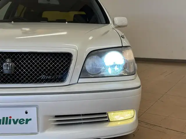 トヨタ クラウン エステート アスリート E 群馬県 2002(平14)年 8.9万km ホワイトパールクリスタルシャイン カセット/AM/FM/ETC/電動格納ミラー/ドアバイザー/ルーフレール/サングラスホルダー/オートライト/バニティーミラー/バックドアイージークローザー/コインホルダー