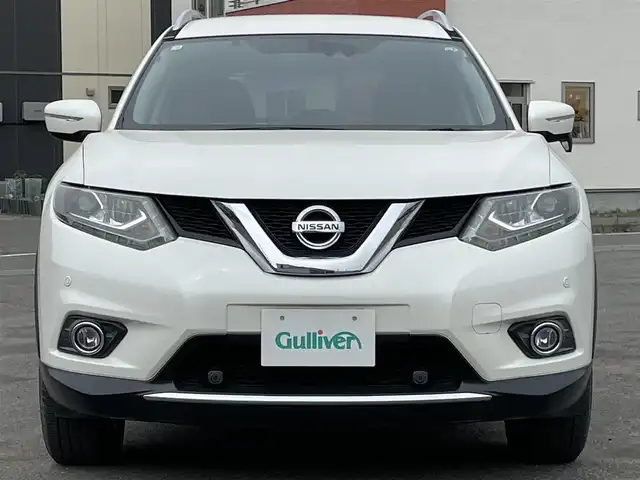 日産 エクストレイル ハイブリッド 20S エマージェンシーブレーキ 道央・札幌 2016(平28)年 8.4万km ブリリアントホワイトパール ４WD/社外SDナビ/CD/DVD/BT/フルセグ/エマージェンシーブレーキ/横滑り防止装置/レーンキープアシスト/ヒルディセントコントロール/クリアランスソナー/ECOMODE/トランスファ切替/カプロンシート/プッシュスタート/スマートキー/LEDヘッドライト/フォグランプ/電動格納ミラー/ヒーテッドドアミラー/ウィンカーミラー/フロアマット/ドアバイザー/スペアキー/純正エンジンスターター/純正AW付冬タイヤ積込/225/65/R17/2023年/山8mm