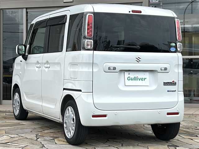 スズキ スペーシア HYBRID X 静岡県 2018(平30)年 3.1万km ピュアホワイトP 安全機能/・衝突軽減ブレーキ/・レーンキープアシスト/・リアコーナーセンサー/純正ナビ/・フルセグTV/・CD/DVD/BT/ラジオ/主要装備/・全方位カメラ/・両側パワースライドドア/・プッシュスタート/・スマートキー/・ステアリングリモコン/・シートヒーター/・ドライブレコーダー/・オートライト/・アイドリングストップ
