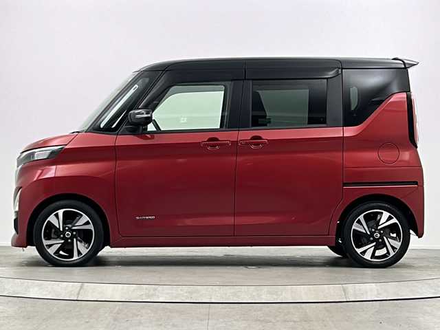 日産 ルークス HWS Gターボ プロパイロットED 大阪府 2020(令2)年 6.2万km スパークリングレッド/ブラック 純正ナビ/【フルセグTV/Bluetooth/CD/DVD/USB接続/SDサーバー】/プロパイロット/アラウンドビューモニター/リアリーシングファン(プラズマクラスター)/パーソナルテーブル/ロールサンシェード/プラズマクラスター/両側パワースライドドア/前後コーナーセンサー/追従クルーズコントロール/エマージェンシーブレーキ/オートマチックハイビーム/車線逸脱防止機能/車線逸脱防止支援/先行車発進おしらせ/保証書/取扱説明書/点検記録簿