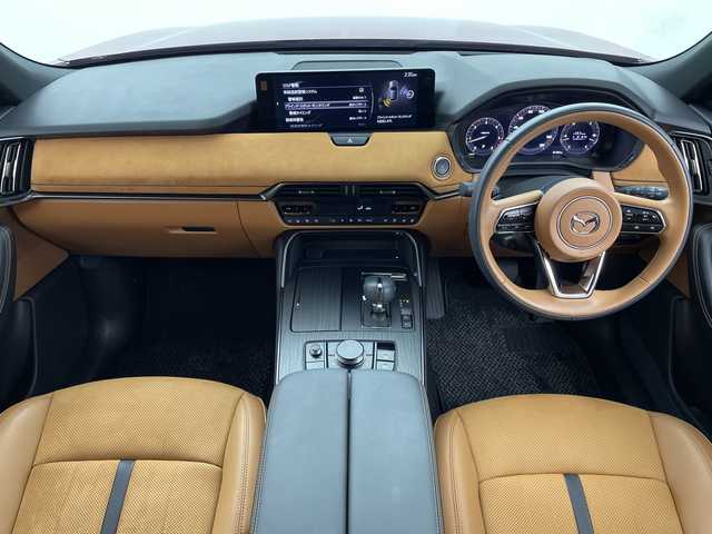 マツダ ＣＸ－６０ XD HV プレミアムスポーツ 群馬県 2023(令5)年 2.7万km ソウルレッドクリスタルM ４ＷＤ　サンルーフ　純正１２．３型ナビ　全周囲カメラ　ＢＯＳＥサウンド　レザーシート　シートヒーター／シートベンチレーション　ステアリングヒーター　電動リアゲート　ETC　衝突被害軽減ブレーキ　禁煙車
