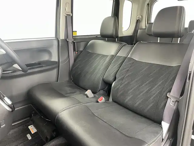 ダイハツ タント カスタム X トップED SAⅡ 福島県 2016(平28)年 3.7万km ブラックマイカメタリック ワンオーナー/スマートアシストIII/・衝突軽減ブレーキ/・車線逸脱警報/・コーナーセンサー（前後）/純正7型SDナビ/・フルセグTV/・BT.CD/DVD.AUX.AM/FM.USB/バックカメラ/純正AW/LEDヘッドライト/ハーフレザーシート/片側パワースライドドア/ステアリングスイッチ/プッシュスタート/スマートキー/純正フロアマット/アイドリングストップ/ドアバイザー