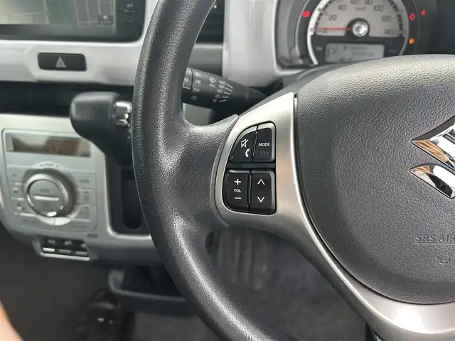 スズキ ハスラー G 島根県 2014(平26)年 5.3万km サマーブルーM ４ＷＤ　/社外SDナビ　/ワンセグTV/Ｂｌｕｅｔｏｏｔｈ/バックカメラ/ＥＴＣ　/D席シートヒーター/スマートキー/プッシュスタート/ダウンヒルアシストコントロール/衝突軽減ブレーキ/横滑り防止装置/アイドリングストップ/純正フロアマット/純正ドアバイザー