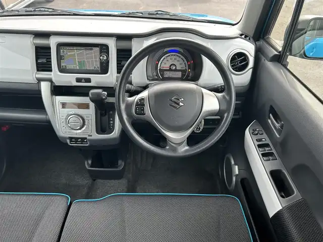 スズキ ハスラー G 島根県 2014(平26)年 5.3万km サマーブルーM ４ＷＤ　/社外SDナビ　/ワンセグTV/Ｂｌｕｅｔｏｏｔｈ/バックカメラ/ＥＴＣ　/D席シートヒーター/スマートキー/プッシュスタート/ダウンヒルアシストコントロール/衝突軽減ブレーキ/横滑り防止装置/アイドリングストップ/純正フロアマット/純正ドアバイザー