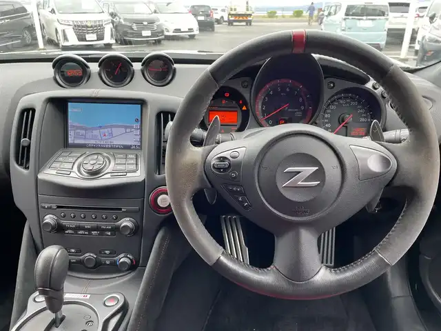 日産 フェアレディ Ｚ ニスモ 島根県 2018(平30)年 4.2万km ダイヤモンドブラック ワンオーナー /純正ナビ/CD/DVD/DTV/バックカメラ/ステアリングスイッチ/NISMO専用RECAROシート/NISMO専用フロアマット/NISMOマフラー/NISMOタワーバー/BOSEサウンド/パドルシフト/スマートキー/スペアキー /プッシュスタート /LEDオートライト/ドライブレコーダー/ビルトインETC