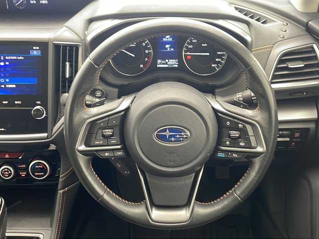 スバル ＸＶ ハイブリッド 2．0e－L アイサイト 沖縄県 2021(令3)年 3.6万km クールグレーカーキ 純正SDナビ【CN-FX800DFD】/　CD/DVD/SD/Bluetooth/DTV/TVキャンセラー/バック/サイドカメラ/ETC２．０/ナビ連動ドライブレコーダー【CA-DR03TD】/アイサイト/アダプティブクルーズコントロール/レーンキープアシスト/LEDヘッドライト/オートライト/SRH（ステアリング連動ヘッドランプ）/BSM（ブラインドスポットモニター）/純正AW17インチ/STiマフラー/スペアキー×１