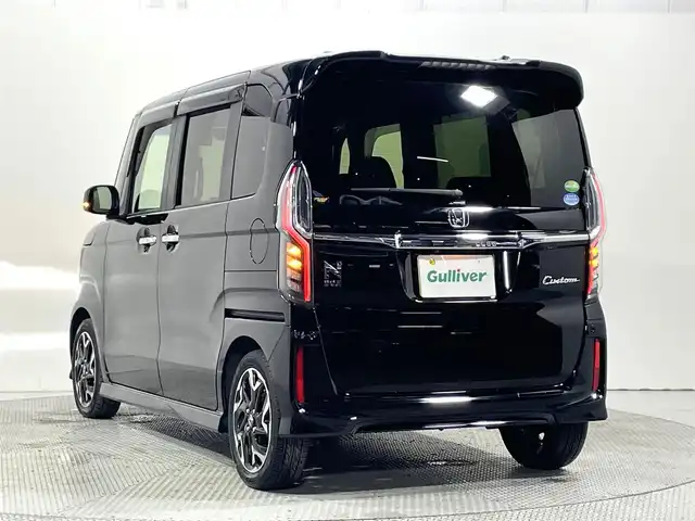 ホンダ Ｎ ＢＯＸ カスタム G L ターボ ホンダセンシング 大阪府 2018(平30)年 2.1万km クリスタルブラックパール ターボ　純正ナビＴＶ　ハーフレザー　レーダークルコン　衝突軽減　バックカメラ　ＥＴＣ　ドラレコ　両側パワスラ　オートハイビーム　レーンアシスト　アイドリングストップ　オートライト　ＬＥＤヘッドライト