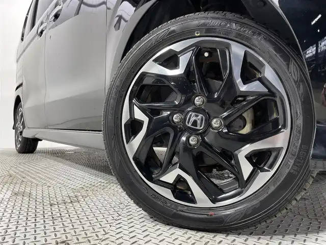 ホンダ Ｎ ＢＯＸ カスタム G L ターボ ホンダセンシング 大阪府 2018(平30)年 2.1万km クリスタルブラックパール ターボ　純正ナビＴＶ　ハーフレザー　レーダークルコン　衝突軽減　バックカメラ　ＥＴＣ　ドラレコ　両側パワスラ　オートハイビーム　レーンアシスト　アイドリングストップ　オートライト　ＬＥＤヘッドライト