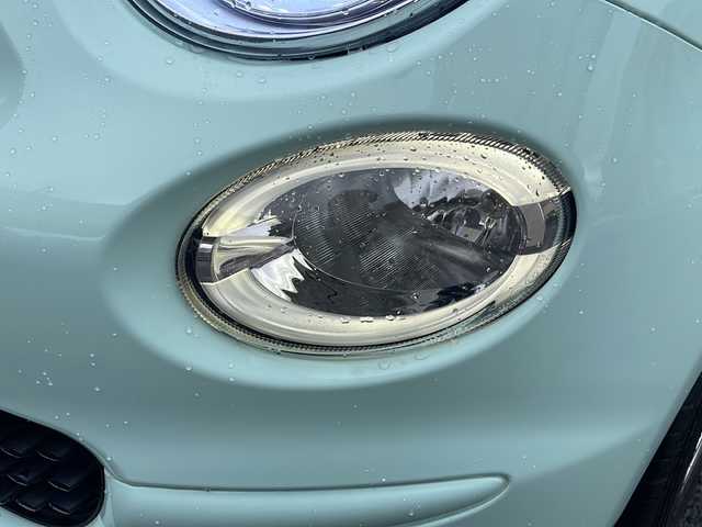 フィアット ５００ スーパーポップ チョコムーED 栃木県 2019(令1)年 6.4万km ライトブルー /登録時走行距離/　　　　　　　63600キロ/ワンオーナー/社外ナビ/バックカメラ/地デジ/スペアキー×１/ETC/新車時整備手帳/　　【保証書】/取扱説明書/