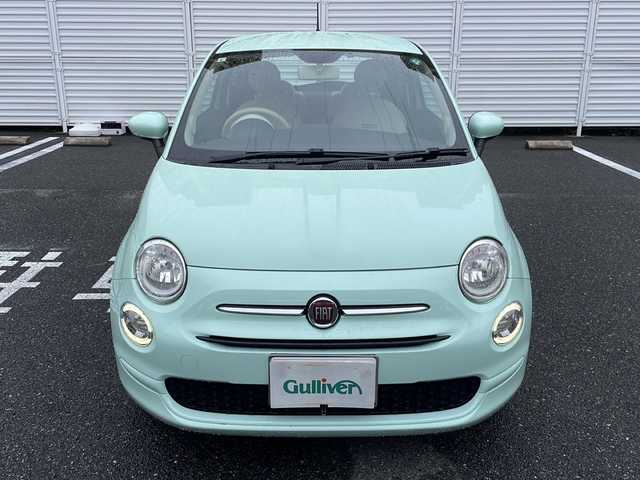 フィアット ５００ スーパーポップ チョコムーED 栃木県 2019(令1)年 6.4万km ライトブルー /登録時走行距離/　　　　　　　63600キロ/ワンオーナー/社外ナビ/バックカメラ/地デジ/スペアキー×１/ETC/新車時整備手帳/　　【保証書】/取扱説明書/