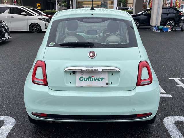 フィアット ５００ スーパーポップ チョコムーED 栃木県 2019(令1)年 6.4万km ライトブルー /登録時走行距離/　　　　　　　63600キロ/ワンオーナー/社外ナビ/バックカメラ/地デジ/スペアキー×１/ETC/新車時整備手帳/　　【保証書】/取扱説明書/