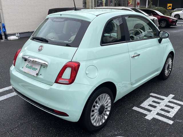 フィアット ５００ スーパーポップ チョコムーED 栃木県 2019(令1)年 6.4万km ライトブルー /登録時走行距離/　　　　　　　63600キロ/ワンオーナー/社外ナビ/バックカメラ/地デジ/スペアキー×１/ETC/新車時整備手帳/　　【保証書】/取扱説明書/