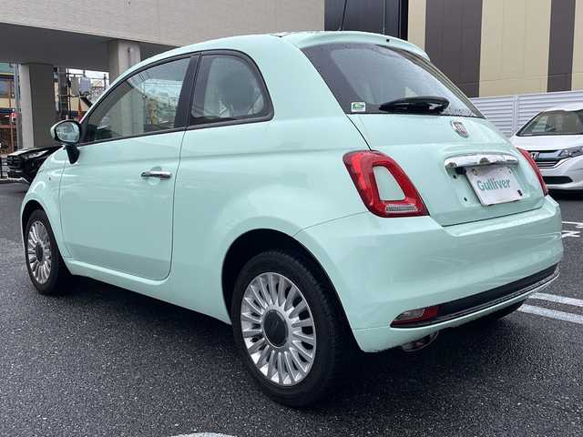 フィアット ５００ スーパーポップ チョコムーED 栃木県 2019(令1)年 6.4万km ライトブルー /登録時走行距離/　　　　　　　63600キロ/ワンオーナー/社外ナビ/バックカメラ/地デジ/スペアキー×１/ETC/新車時整備手帳/　　【保証書】/取扱説明書/