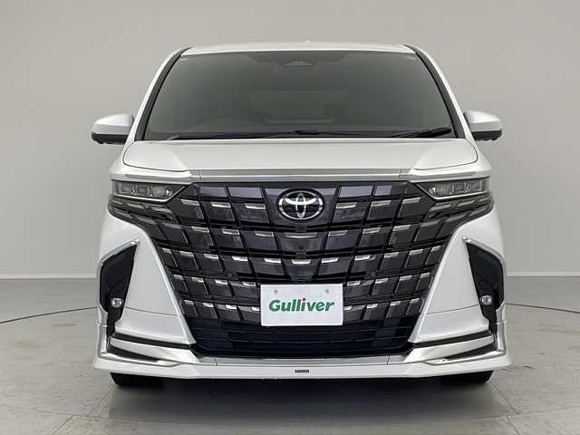 トヨタ アルファードハイブリット Z 茨城県 2024(令6)年 1.7万km プラチナホワイトパールマイカ モデリスタエアロ　純正ナビ　全方位カメラ　後席モニター　モデリスタエアロ　両側電動スライドドア　ガラスルーフ　黒革シート　シートヒーター　シートエアコン　ハンドルヒーター　レーダークルーズコントロール