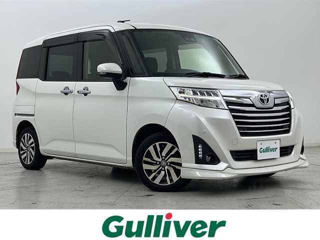 トヨタ ルーミー カスタムG 宮城県 2019(平31)年 7.5万km パールホワイトⅢ 禁煙車/Toyota Safety Sense/・プリクラッシュセーフティ		/・レーンディパーチャーアラート		/・オートマチックハイビーム/純正7型ナビ/・BT.CD.DVD.SD/バックカメラ/フルセグTV/両側パワースライドドア/ビルトインETC/プッシュスタート/スマートキー×２/革巻きステアリング/ステアリングスイッチ/純正ドアバイザー/LEDヘッドライト/LEDフォグランプ/アイドリングストップ/純正14インチアルミホイール/横滑り防止機能