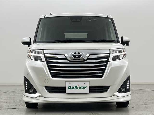 トヨタ ルーミー カスタムG 宮城県 2019(平31)年 7.5万km パールホワイトⅢ 禁煙車/Toyota Safety Sense/・プリクラッシュセーフティ		/・レーンディパーチャーアラート		/・オートマチックハイビーム/純正7型ナビ/・BT.CD.DVD.SD/バックカメラ/フルセグTV/両側パワースライドドア/ビルトインETC/プッシュスタート/スマートキー×２/革巻きステアリング/ステアリングスイッチ/純正ドアバイザー/LEDヘッドライト/LEDフォグランプ/アイドリングストップ/純正14インチアルミホイール/横滑り防止機能