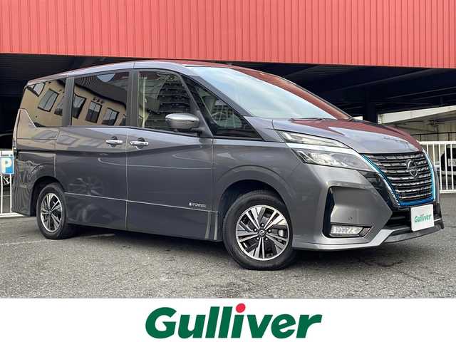 日産 セレナ e－パワー ハイウェイスター V 神奈川県 2020(令2)年 2.9万km ダークメタルグレー ワンオーナー/プロパイロット/・インテリジェントクルーズコントロール/社外メモリナビ【AVIC-RQ911】/・DTV/DVD/CD/BT/SD/全方位カメラ/クリアランスソナー/カブロンシート/インテリジェントルームミラー/ETC/後席用モニター/両側パワースライドドア/後席用サンシェード/インテリジェントエマージェンシーブレーキ/後側方車両検知警報/後側方衝突防止支援/車線逸脱警報/車線逸脱防止支援/純正15インチAW/オートライト/純正LEDヘッドライト/フォグランプ/プッシュEgスタート/ストップ/インテリジェントキー×2/ターンランプ付電動格納ドアミラー/純正フロアマット/取扱説明書/新車時保証書