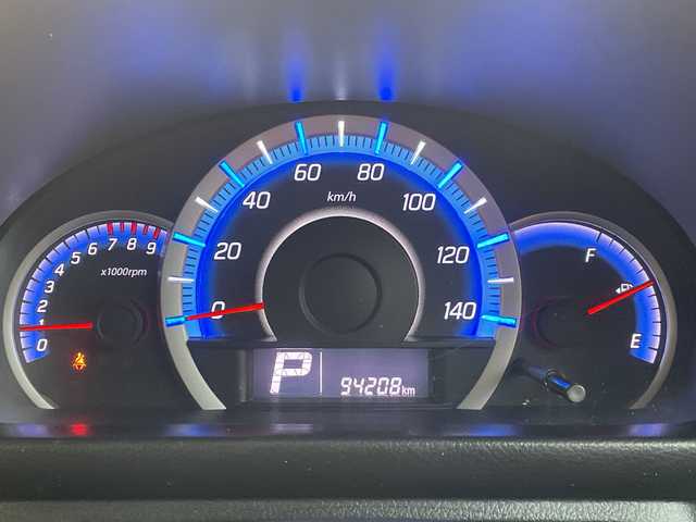 スズキ スペーシア カスタム TS 福島県 2013(平25)年 9.5万km スチールシルバーM 純正ナビ　バックカメラ　前方ドライブレコーダー　ステアリングスイッチ　純正フロアマット　プッシュスタート　ＩＳＯＦＩＸ　純正１５インチＡＷ　ＨＩＤヘッドライト　フォグランプ　スマートキー　スペアキー