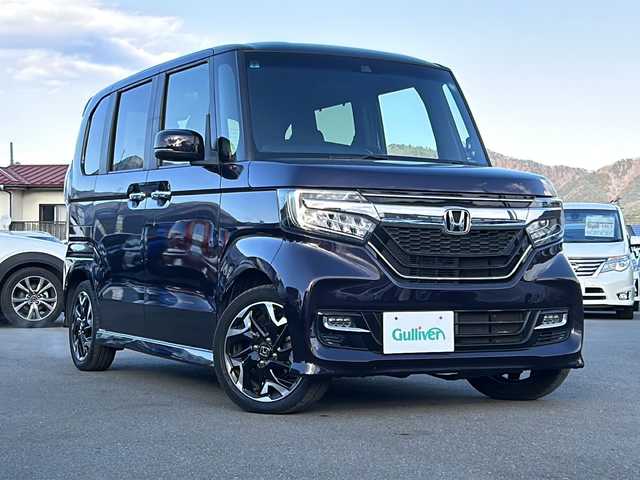 ホンダ Ｎ ＢＯＸ カスタム G L ターボ ホンダセンシング 山梨県 2019(平31)年 2.7万km プレミアムベルベットパープル・パール 純正8インチナビ/地デジTV/純正CD/DVD/Bluetooth/バックカメラ/両側パワースライドドア/ホンダセンシング/レーダークルーズコントロール/純正15インチ/ビルトインＥＴＣ/ＬＥＤヘッドライト/スマートキー