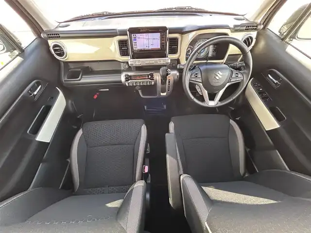 スズキ クロスビー HYBRID MZ 岩手県 2019(令1)年 3.8万km ミネラルグレーM 衝突軽減　ナビ　全周囲カメラ　ＣＤ　ＤＶＤ　Ｂｌｕｅｔｏｏｔｈ　クルーズコントロール　オートＬＥＤライト　純正１６インチＡＷ　パドルシフト　シートヒーター　コーナーセンサー　スペアキー　12V電源