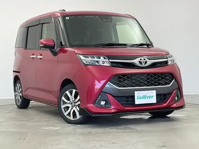 トヨタ タンク カスタムG－T 新潟県 2019(令1)年 5万km マゼンタベリーマイカM ALPINEメモリナビ【X9Z】/　フルセグTV/Bluetooth/CD/DVD/USB/ALPINEフリップダウンモニター/衝突被害軽減ブレーキ/レーンキープアシスト/クルーズコントロール/前後コーナーセンサー/両側パワースライドドア/ドライブレコーダー/バックモニター/ビルトインETC/前席シートヒーター/アイドリングストップ/横滑り防止装置/LEDヘッドライト/オートマチックハイビーム/オートライト/レザーステアリング/禁煙車