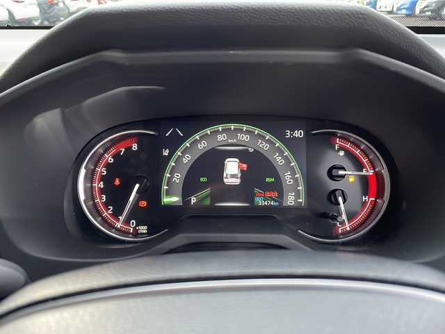 トヨタ ＲＡＶ４ アドベンチャー 岩手県 2021(令3)年 3.4万km アティチュードブラックマイカ 純正ディスプレイオーディオ(ラジオ/BT/USB/Miracast)/バックカメラ/プリクラッシュセーフティ/レーントレーシングアシスト/レーダークルーズコントロール/オートマチックハイビーム/ブラインドスポットモニター/リアクロストラフィックアラート/コーナーセンサー/前席シートヒーター/ベンチレーション/D席パワーシート/ステアリングヒーター/横滑り防止機能/レザーシート(合皮)/LEDヘッドライト/フォグランプ/ビルトインETC/スマートキー/ステアリングスイッチ/純正19inアルミホイール/純正フロアマット/電動格納ミラー/ウィンカーミラー/取説＆保証書