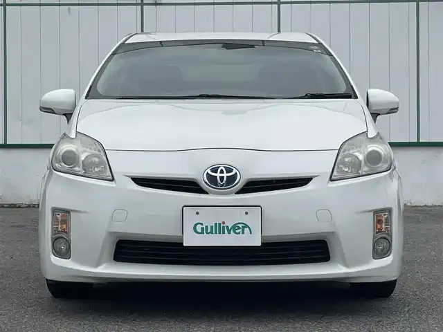 トヨタ プリウス S 山梨県 2010(平22)年 11.1万km ホワイトパールクリスタルシャイン 純正HDDナビ/純正CD/DVD/TV/Bluetooth接続/バックカメラ/ETC/LEDヘッドライト/LEDフォグランプ/マフラーカッター