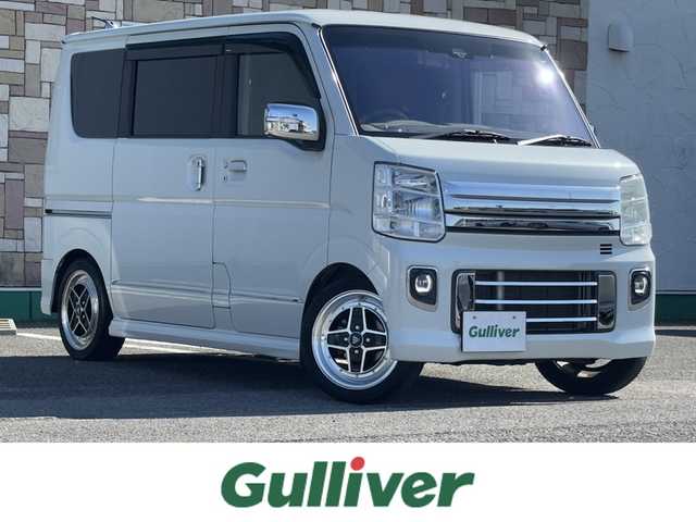 スズキ エブリィ ワゴン PZターボ スペシャル 青森県 2018(平30)年 6.6万km パールホワイト 社外ナビ/プッシュスタート/バックカメラ/ETC/フルセグTV/デジタルインナーミラー/ドライブレコーダー（前後）/純正フロアマット/社外ステアリング/社外ウインカー付ドアミラー/社外木目調コンソールパネル/LEDルームランプ/社外トランクマット/社外スピーカー/社外スマホホルダー
