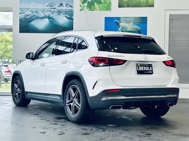メルセデス・ベンツ ＧＬＡ２００ｄ 4マチック AMGライン 大阪府 2021(令3)年 2.9万km ポーラホワイト レーダーセーフティ/ハーフレザー/メモリ付きパワーシート/シートヒーター/純正ナビ/TV/360度カメラ/純正19インチAW/LEDヘッドライト/アンビエントライト/電動リアゲート/ACC/ブラインドスポット/ワイヤレス充電