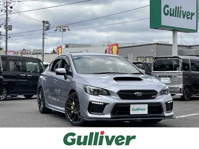 スバル ＷＲＸ ＳＴＩ STI タイプS 青森県 2018(平30)年 5.9万km アイスシルバーメタリック 4WD/純正ナビ　地図カードなし/ドライブレコーダー/ETC/ハーフレザーシート/バックカメラ/D席パワーシート/LEDヘッドライト/STIフロントトリップ