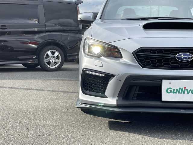 スバル ＷＲＸ ＳＴＩ STI タイプS 青森県 2018(平30)年 5.9万km アイスシルバーメタリック 4WD/純正ナビ　地図カードなし/ドライブレコーダー/ETC/ハーフレザーシート/バックカメラ/D席パワーシート/LEDヘッドライト/STIフロントトリップ