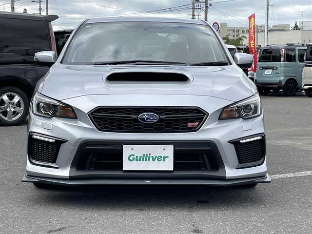 スバル ＷＲＸ ＳＴＩ STI タイプS 青森県 2018(平30)年 5.9万km アイスシルバーメタリック 4WD/純正ナビ　地図カードなし/ドライブレコーダー/ETC/ハーフレザーシート/バックカメラ/D席パワーシート/LEDヘッドライト/STIフロントトリップ