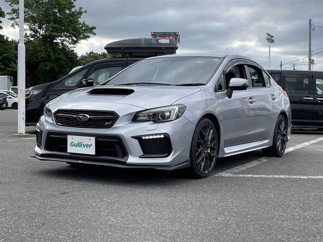 スバル ＷＲＸ ＳＴＩ STI タイプS 青森県 2018(平30)年 5.9万km アイスシルバーメタリック 4WD/純正ナビ　地図カードなし/ドライブレコーダー/ETC/ハーフレザーシート/バックカメラ/D席パワーシート/LEDヘッドライト/STIフロントトリップ