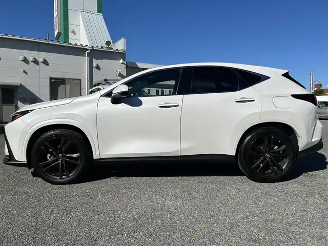 レクサス ＮＸ 250 バージョンL 兵庫県 2023(令5)年 1.5万km ソニッククォーツ 外部検査実施済み/・ワンオーナー/・内装ブラック&リッチクリーム/・OP パノラミックビューモニター（床下透過表示）/・OP 緊急時操舵支援/FCTA/LCA/・OP 別体型ディスクプレイヤー（CD/DVD）/・14インチディスプレイオーディオ（コネクティッドナビ）Plus/・地デジ/BT/USB/Miracast/・ステアリングリモコン/・ヘッドアップディスプレイ/・パドルシフト/・ドライブレコーダー（前方）/・パワーバックドア/・本革シート（ヒーター/ベンチレーション/電動）/・2列目シートヒーター/・ステアリングヒーター/・3眼式フルLEDヘッドランプ/・LEDフォグランプ/・純正20インチAW/・クリアランスソナー/・1か月/6か月/R6/R7年レクサスディーラー記録簿/・スマートキー2個/カードキー有/・PCS/LDA/PKSB/SEA//BSM/RCTA/RCD/RSA/AHS//レーダークルーズコントロール