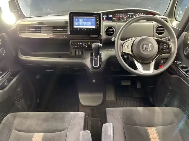 ホンダ Ｎ ＢＯＸ カスタム G EX ホンダセンシング 栃木県 2018(平30)年 3.9万km ブリリアントスポーティブルーメタリック2トーン 純正メモリナビ/（CD/DVD/フルセグTV/Bluetooth/SD/AUX/USB/iPod）/バックカメラ/ホンダセンシング/ビルトインETC/片側パワースライドドア/禁煙車/オートライト/LEDヘッドライト/横滑り防止装置/スマートキー/プッシュスタート/アイドリングストップ/ステアリングスイッチ/ウィンカーミラー/純正14インチアルミホイール/純正フロアマット