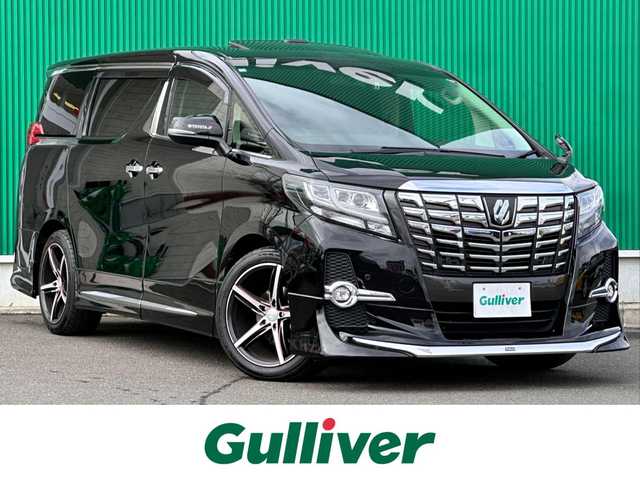 トヨタ アルファード S Cパッケージ 宮城県 2016(平28)年 9.9万km ブラック サンルーフ/モデリスタエアロ【F・S・R】/純正10型ナビ/【CD・DVD・SD・BT・フルセグTV】/バックカメラ/両側パワースライドドア/後席モニター/本革シート/シートヒーター/パワーシート（メモリー付き）/モデリスタマフラー/レーダークルーズコントロール/ウッドコンビステアリング/ハンドルヒーター/コーナーセンサー/パワーバックドア/ブレーキホールド/電子パーキング/社外19インチAW/社外ドライブレコーダー/オートライト/LEDヘッドライト/フォグライト/スマートキーX２/ETC