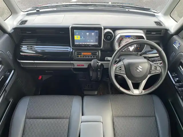 スズキ スペーシア カスタム HYBRID XS ターボ 鹿児島県 2020(令2)年 4.1万km アーバンブラウンパールメタリック スズキセーフティサポート/ターボ/8インチメモリナビ/　　CD/DVD/MSV/フルセグTV/バックカメラ/両側パワースライド/追従機能付きクルーズコントロール/LEDオートライト/ハーフレザーシート/シートヒーター/純正15インチアルミホイール/オートエアコン/パーソナルテーブル/パドルシフト/スマートキー