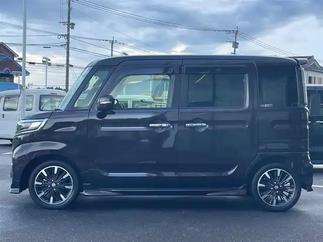スズキ スペーシア カスタム HYBRID XS ターボ 鹿児島県 2020(令2)年 4.1万km アーバンブラウンパールメタリック スズキセーフティサポート/ターボ/8インチメモリナビ/　　CD/DVD/MSV/フルセグTV/バックカメラ/両側パワースライド/追従機能付きクルーズコントロール/LEDオートライト/ハーフレザーシート/シートヒーター/純正15インチアルミホイール/オートエアコン/パーソナルテーブル/パドルシフト/スマートキー