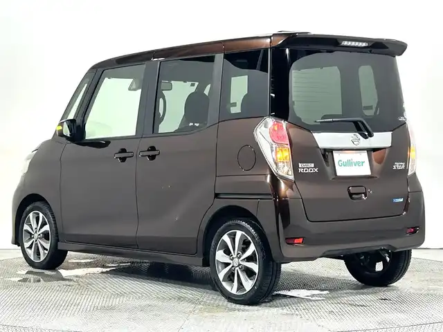 日産 デイズ ルークス ハイウェイスターX 大阪府 2016(平28)年 2.2万km モカブラウンP 純正ナビTV 360カメラ 両側パワースライドドア 衝突軽減ブレーキ スマートキー プッシュスタート アイドリングストップ ETC LEDヘッドライト フォグランプ