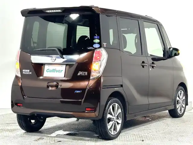 日産 デイズ ルークス ハイウェイスターX 大阪府 2016(平28)年 2.2万km モカブラウンP 純正ナビTV 360カメラ 両側パワースライドドア 衝突軽減ブレーキ スマートキー プッシュスタート アイドリングストップ ETC LEDヘッドライト フォグランプ