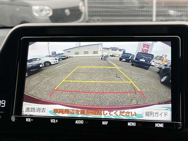 トヨタ Ｃ－ＨＲ G 富山県 2018(平30)年 10.2万km センシュアルレッドマイカ スマートキー×２/ハーフレザーシート/衝突軽減ブレーキ/純正メモリーナビ/フルセグTV/DVD/Bluetooth/ビルトETC2.0/バックカメラ/ACC/前席シートヒーター/LEDヘッドライト/フォグランプ/純正18インチAW/純正フロアマット/純正ドアバイザー/横滑り防止装置/BSM/オートハイビーム/電動格納ウィンカーミラー/電動パーキング/車線逸脱防止支援システム/スタッドレスタイヤ社外AW積込（215/60R17）