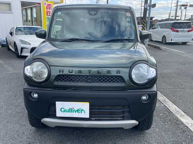 スズキ ハスラー G ターボ 神奈川県 2014(平26)年 6.6万km クールカーキPM 純正メモリナビ/フルセグテレビ/バックカメラ/アイドリングストップ/ドアバイザー/プッシュスタート/ETC/純正フロアまマット