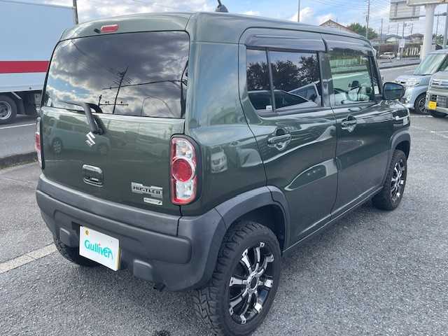 スズキ ハスラー G ターボ 神奈川県 2014(平26)年 6.6万km クールカーキPM 純正メモリナビ/フルセグテレビ/バックカメラ/アイドリングストップ/ドアバイザー/プッシュスタート/ETC/純正フロアまマット