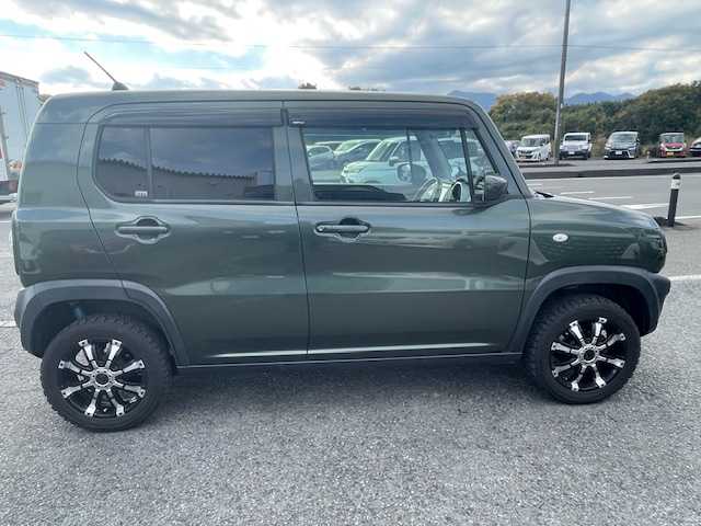 スズキ ハスラー G ターボ 神奈川県 2014(平26)年 6.6万km クールカーキPM 純正メモリナビ/フルセグテレビ/バックカメラ/アイドリングストップ/ドアバイザー/プッシュスタート/ETC/純正フロアまマット