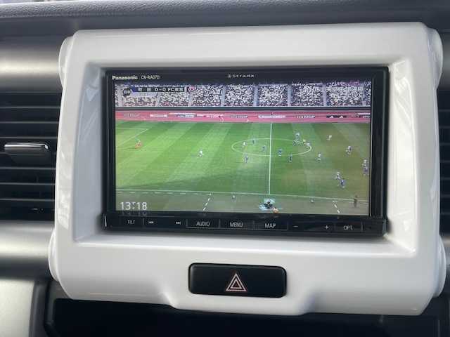 スズキ ハスラー G ターボ 神奈川県 2014(平26)年 6.6万km クールカーキPM 純正メモリナビ/フルセグテレビ/バックカメラ/アイドリングストップ/ドアバイザー/プッシュスタート/ETC/純正フロアまマット