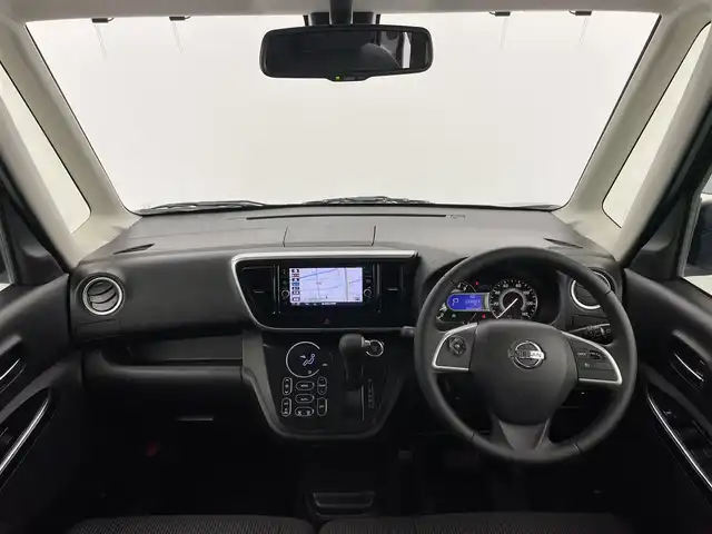 日産 デイズ ルークス ハイウェイスター Gターボ 富山県 2019(令1)年 3.3万km チタニウムグレーメタリック 純正メモリナビ（AM/FM/CD/DVD/BT）/フルセグTV/アラウンドビューモニター/両側パワースライドドア/エマージェンシーブレーキ/車線逸脱警報システム/エンジンスターター/コーナーセンサー/クルーズコントロール/プッシュスタート/スマートキー×2/オートマチックハイビーム/オートライト/LEDヘッドライト/フォグランプ/横滑り防止装置/アイドリングストップ/純正フロアマット/ドアバイザー/保証書