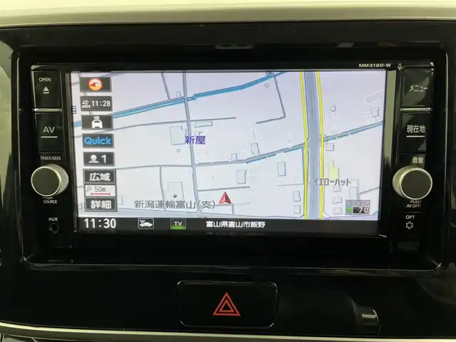 日産 デイズ ルークス ハイウェイスター Gターボ 富山県 2019(令1)年 3.3万km チタニウムグレーメタリック 純正メモリナビ（AM/FM/CD/DVD/BT）/フルセグTV/アラウンドビューモニター/両側パワースライドドア/エマージェンシーブレーキ/車線逸脱警報システム/エンジンスターター/コーナーセンサー/クルーズコントロール/プッシュスタート/スマートキー×2/オートマチックハイビーム/オートライト/LEDヘッドライト/フォグランプ/横滑り防止装置/アイドリングストップ/純正フロアマット/ドアバイザー/保証書